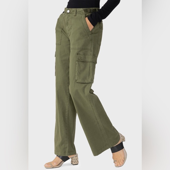 Sanctuary Women’s Reissue Cargo Pants Mossy Green NWT - Picture 3 of 11